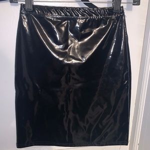 PVC Mini Skirt